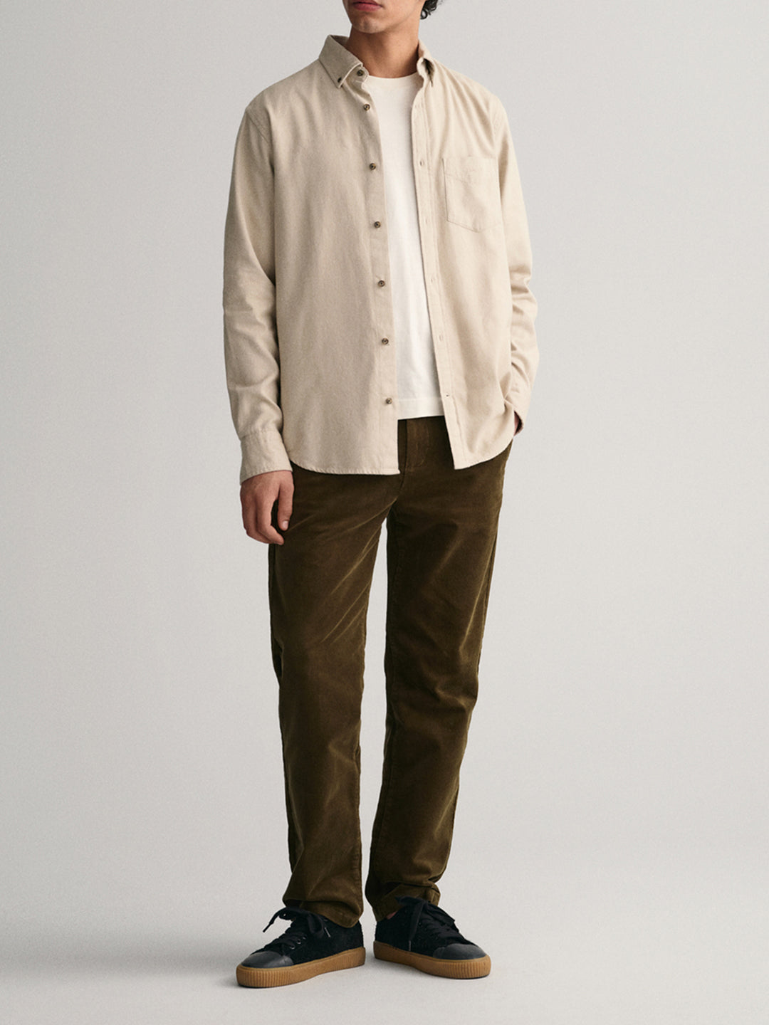 Gant Beige Regular Fit Shirt