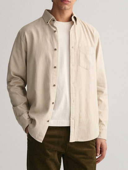 Gant Beige Regular Fit Shirt