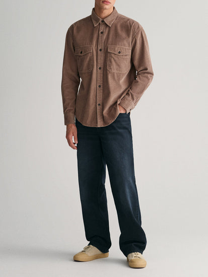 Gant Desert Brown Relaxed Fit Shirt