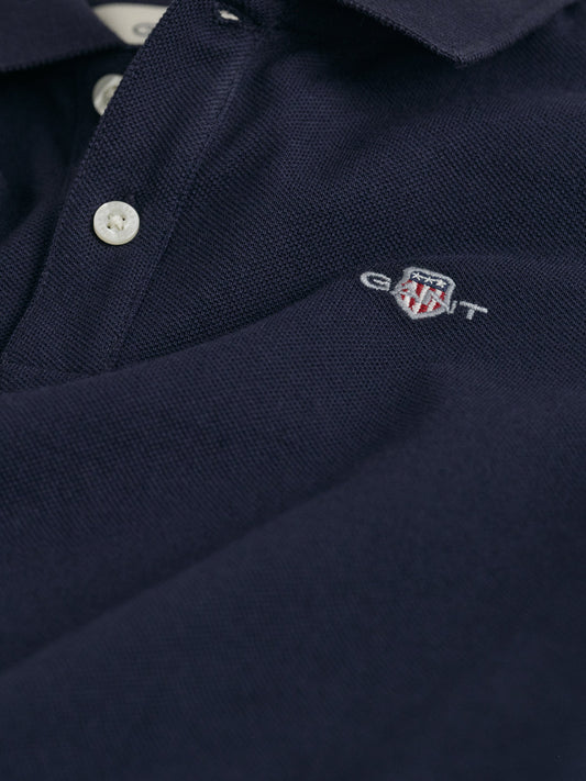 Gant Boys Blue Solid Polo Tshirt