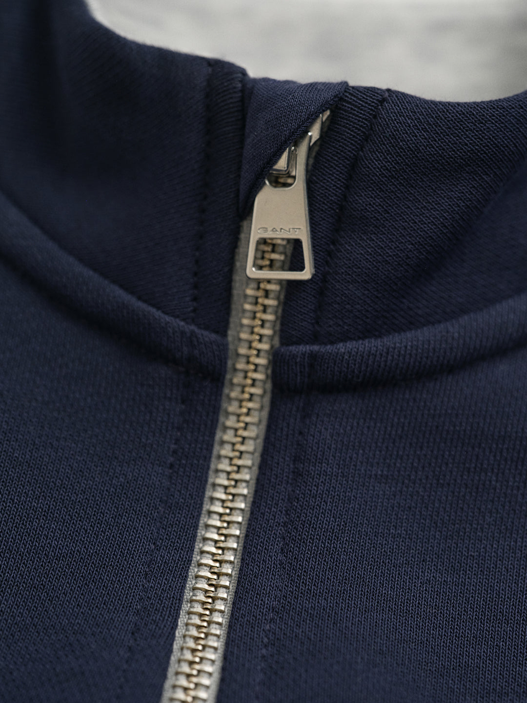 Gant Boys Grey Colour blocked Round Neck Sweatshirt