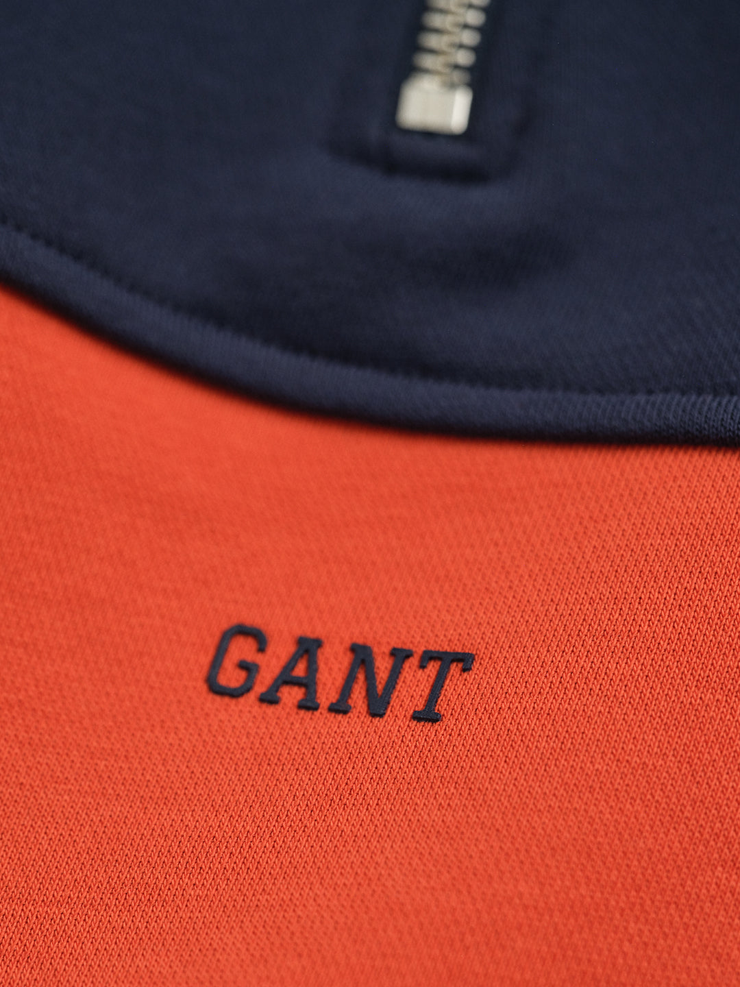 Gant Boys Blue Colour blocked Round Neck Sweatshirt