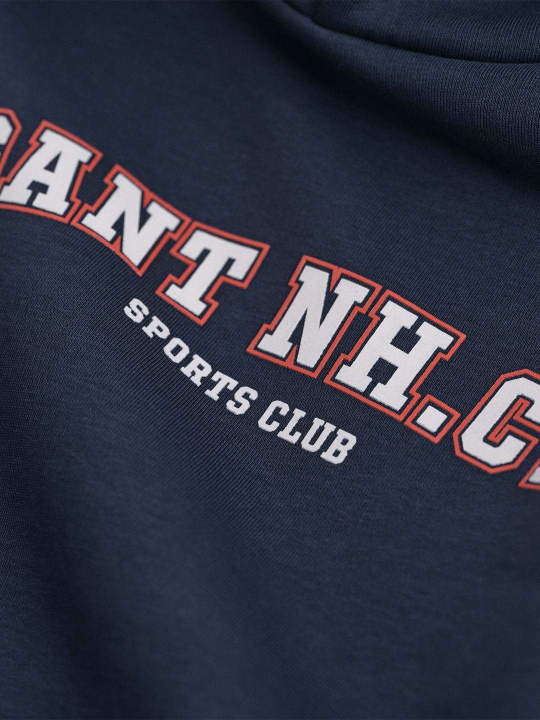 Gant Boys Blue Graphic Hooded Sweatshirt