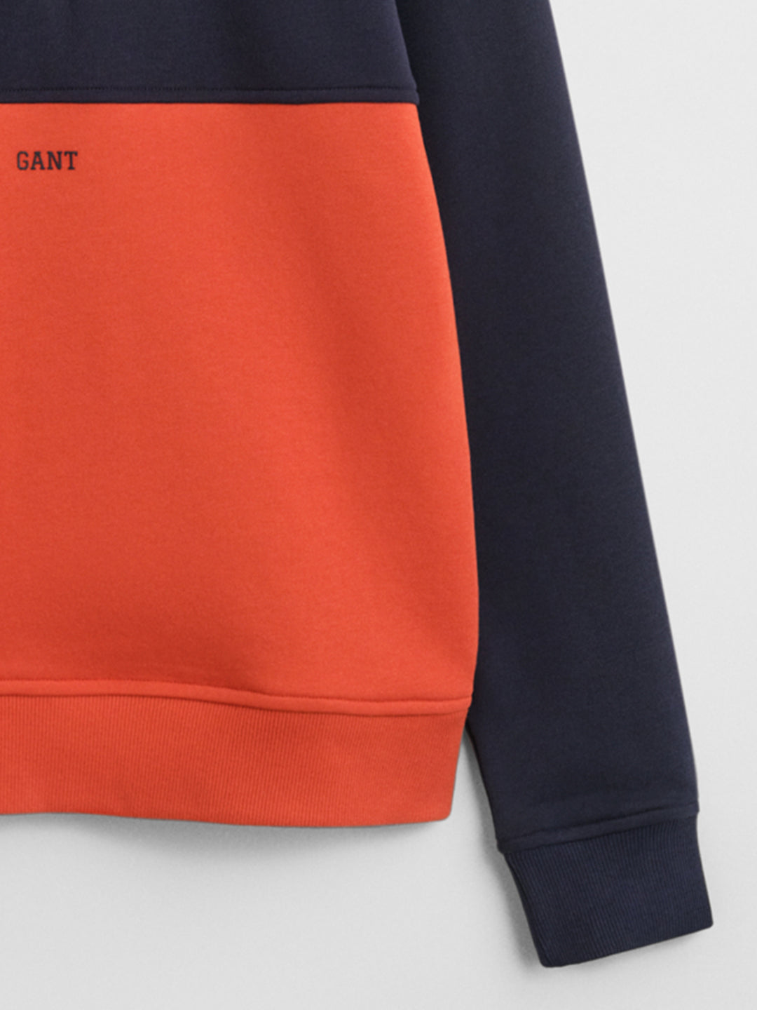 Gant Boys Blue Colour blocked Round Neck Sweatshirt
