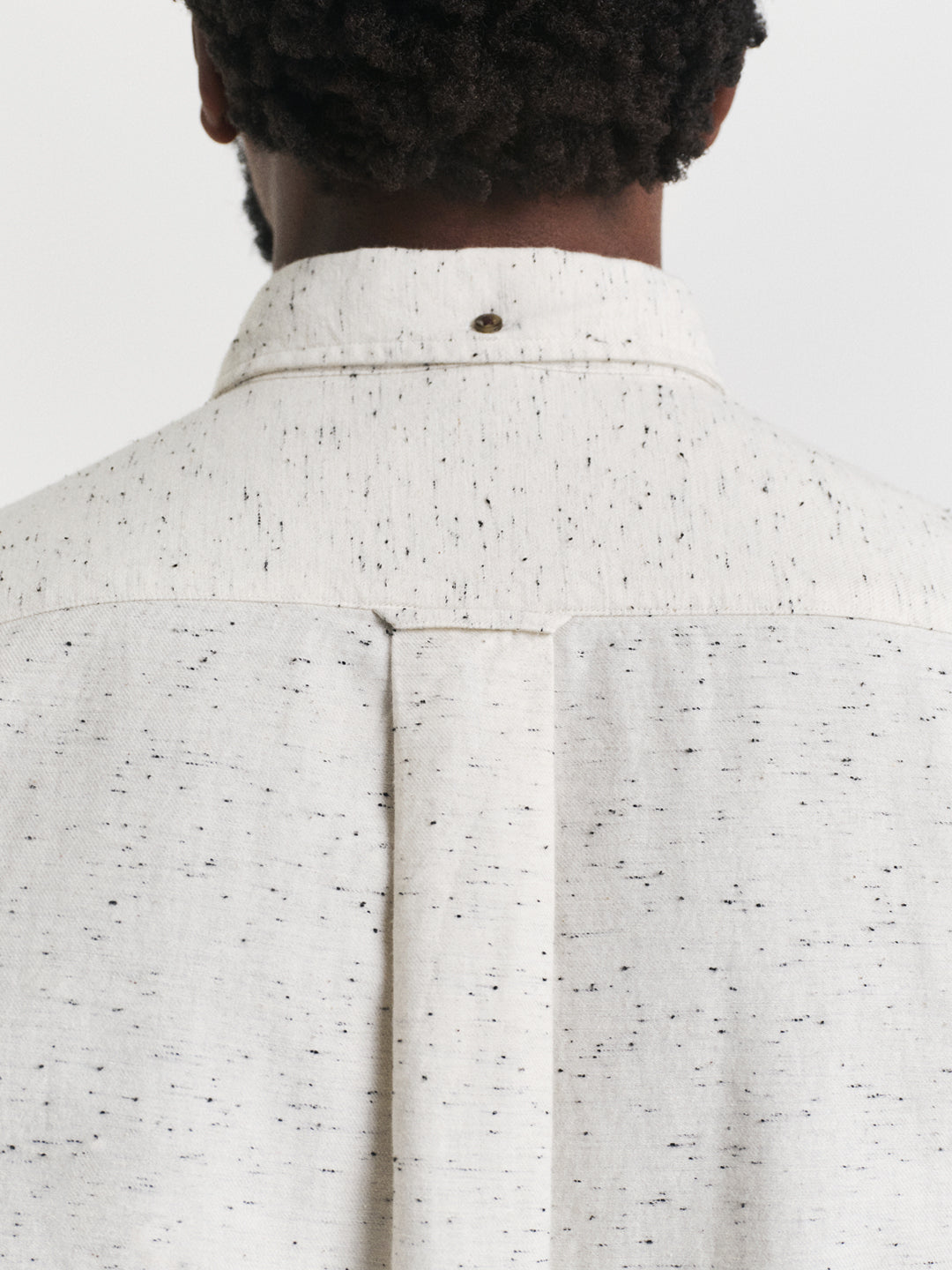 Gant Men Cream Solid Collar Shirt