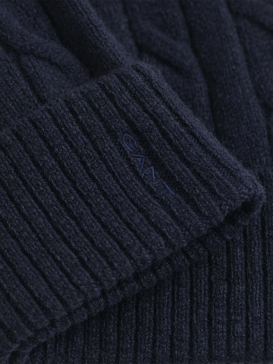 Gant Women Blue Solid Beanies