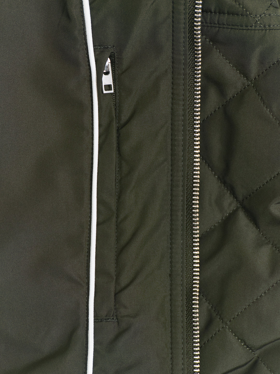 Gant Men Green Solid Collar Jacket