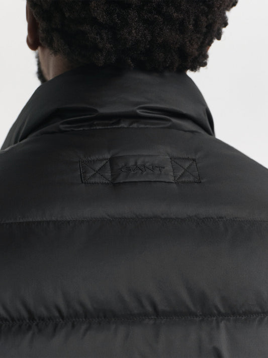 Gant Men Black Solid Collar Jacket