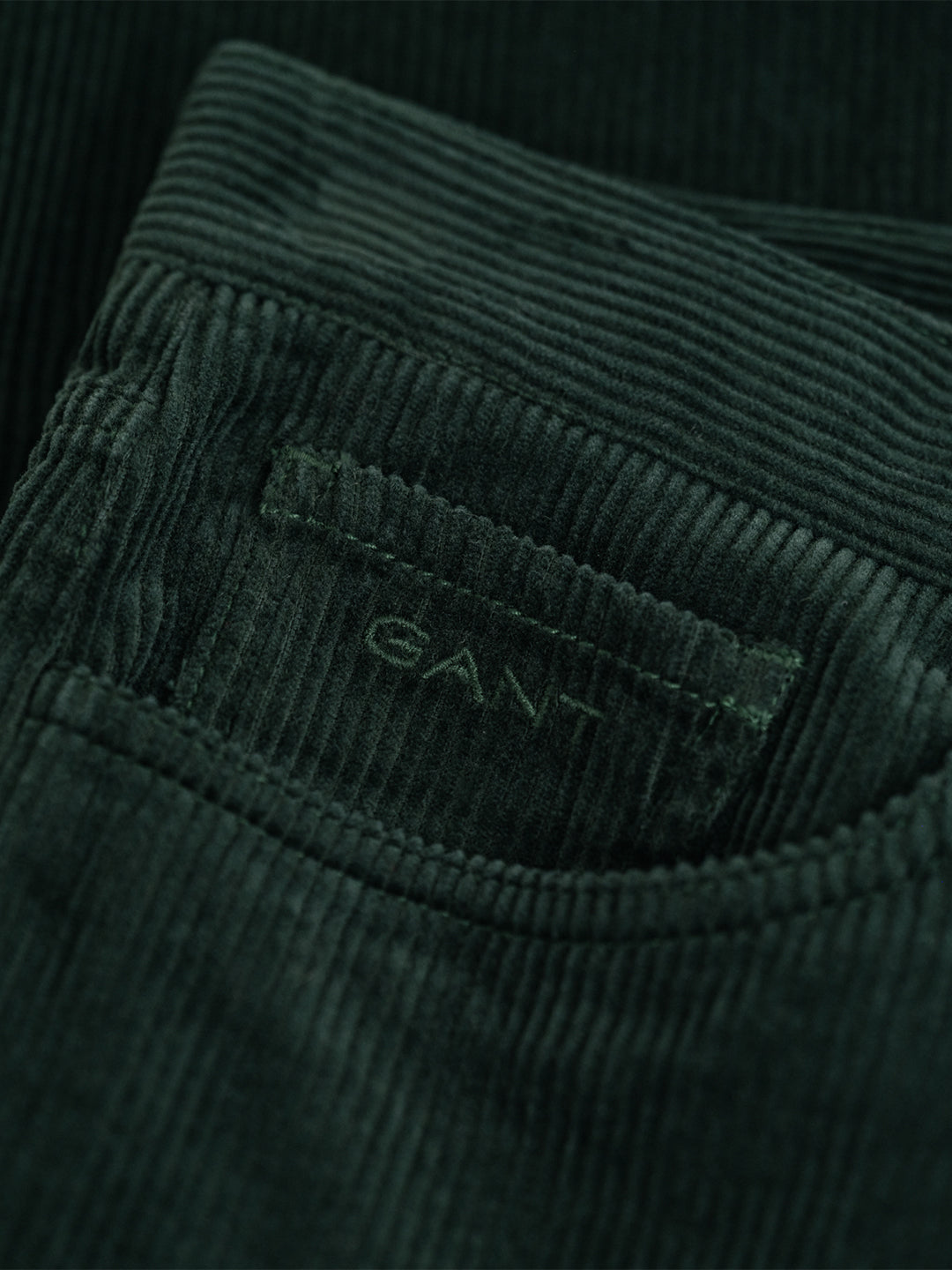 Gant Boys Green Regular Fit Solid Trouser