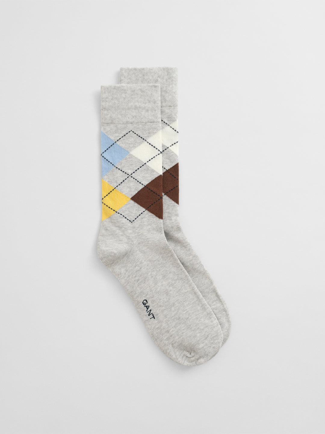 Gant Men Grey Argyle Socks