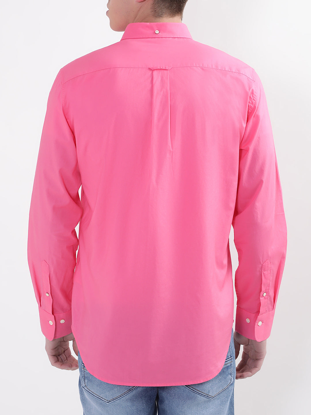 Gant Pink Broadcloth Regular Fit Shirt