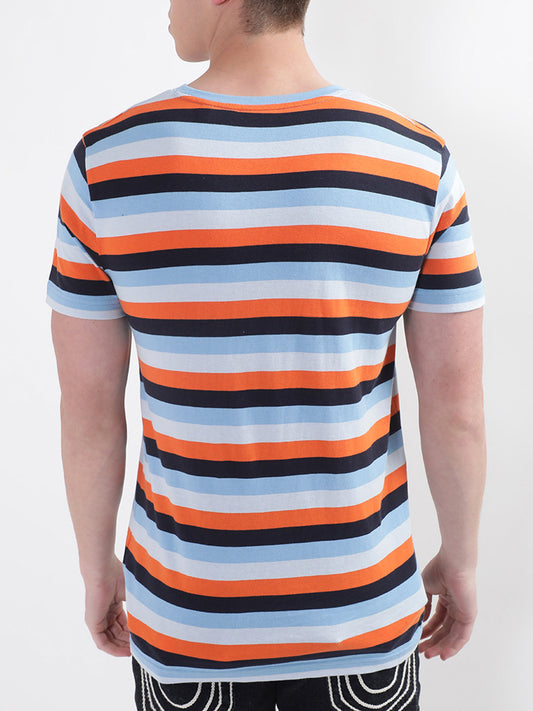 Gant Multi Striped Regular Fit T-Shirt