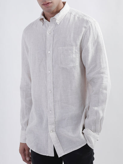 Gant Sand Striped Regular Fit Shirt