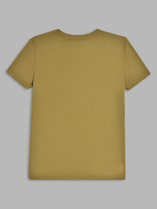 Gant Kids Khaki Regular Fit T-Shirt