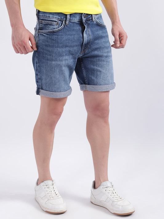 Gant Men Washed Regular Fit Denim Shorts