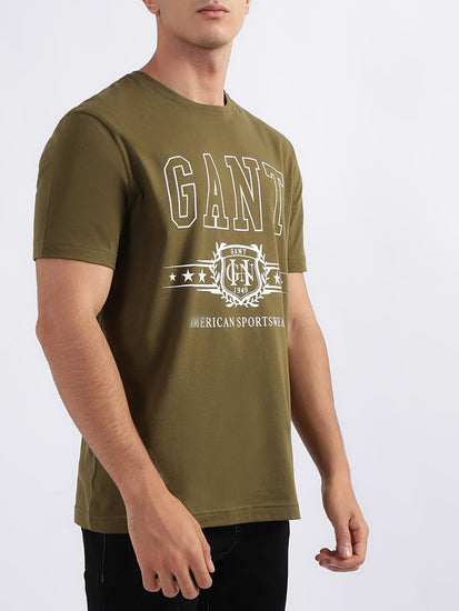 Gant Green Logo Regular Fit T-Shirt