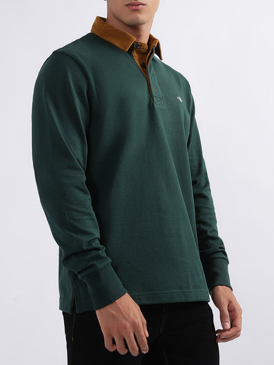 Gant Tartan Green Regular Fit Polo T-Shirt