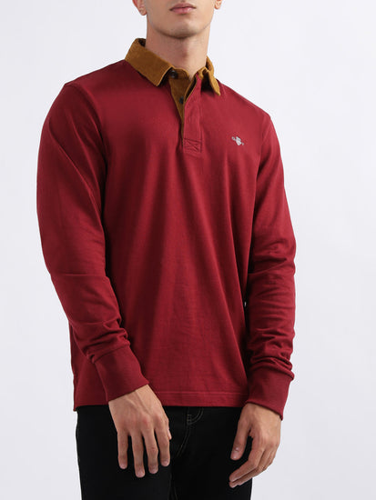 Gant Red Regular Fit Polo T-Shirt