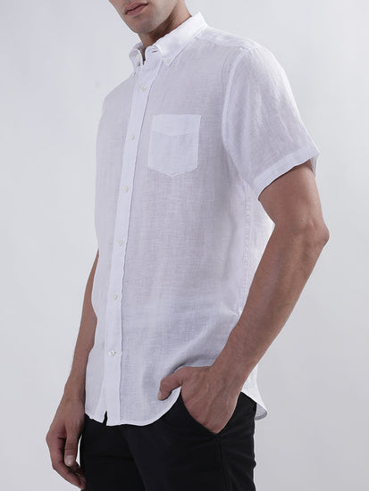 Gant White Regular Fit Shirt