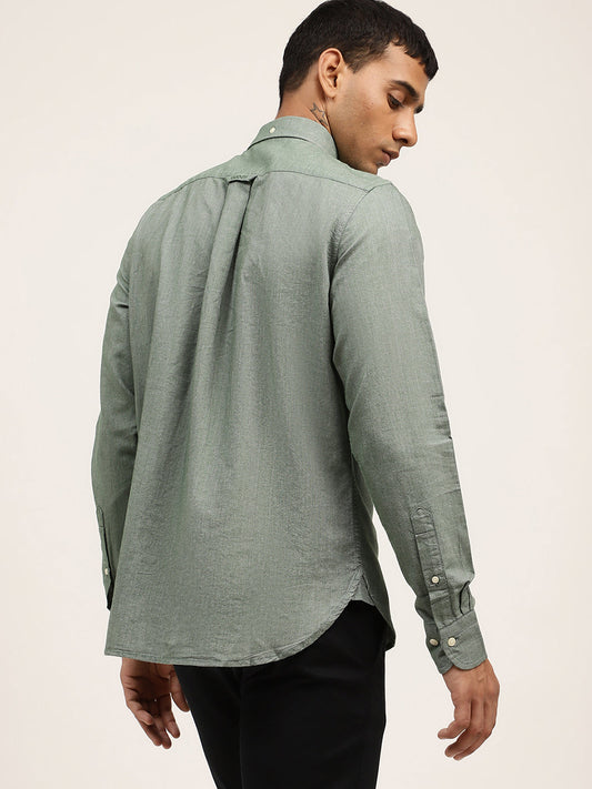 Gant Green Regular Fit Shirt