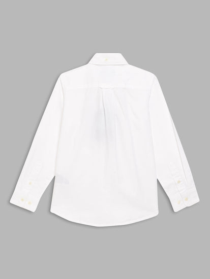 Gant Kids White Regular Fit Shirt