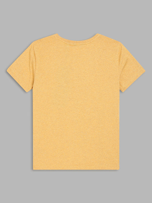 Gant Kids Yellow Logo Regular Fit T-Shirt