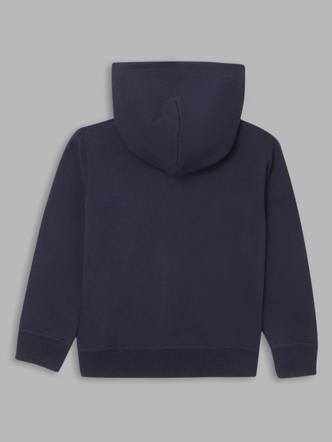 Gant Boys Grey Solid Hooded Sweatshirt