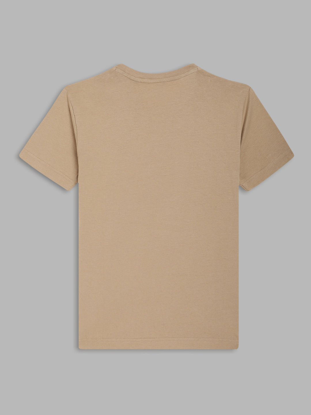 Gant Kids Beige Logo Regular Fit T-Shirt