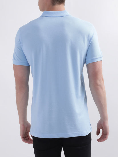 Gant Blue Original Regular Fit Pique Polo T-Shirt