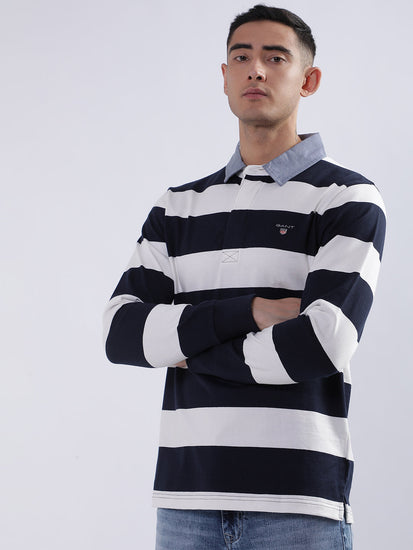 Gant Multi Fashion Striped Regular Fit Polo T-Shirt