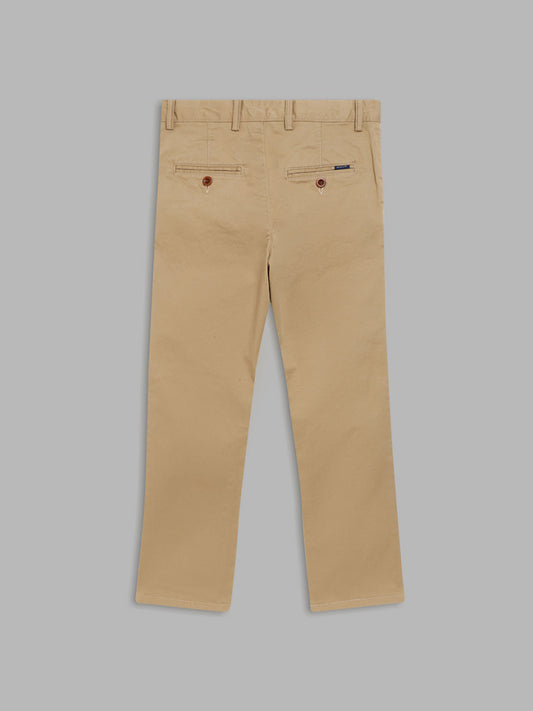 Gant Boys Beige Cotton Trousers