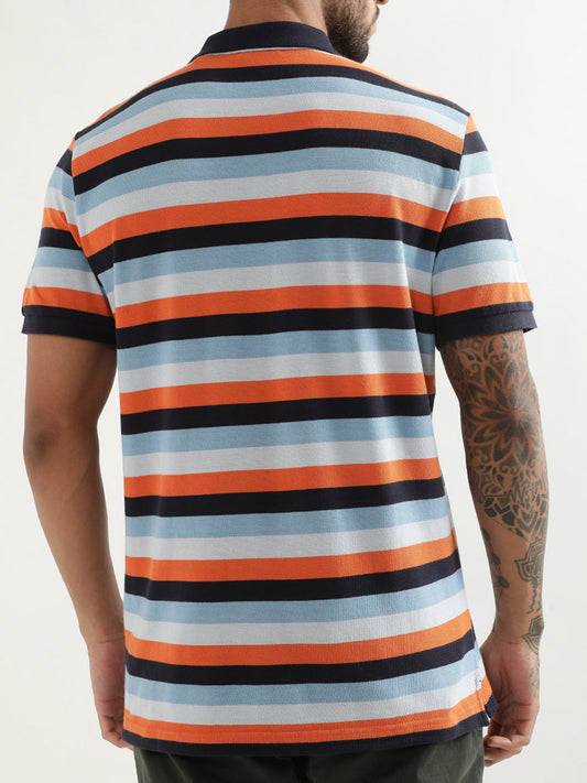 Gant Multi Striped Regular Fit Polo T-Shirt