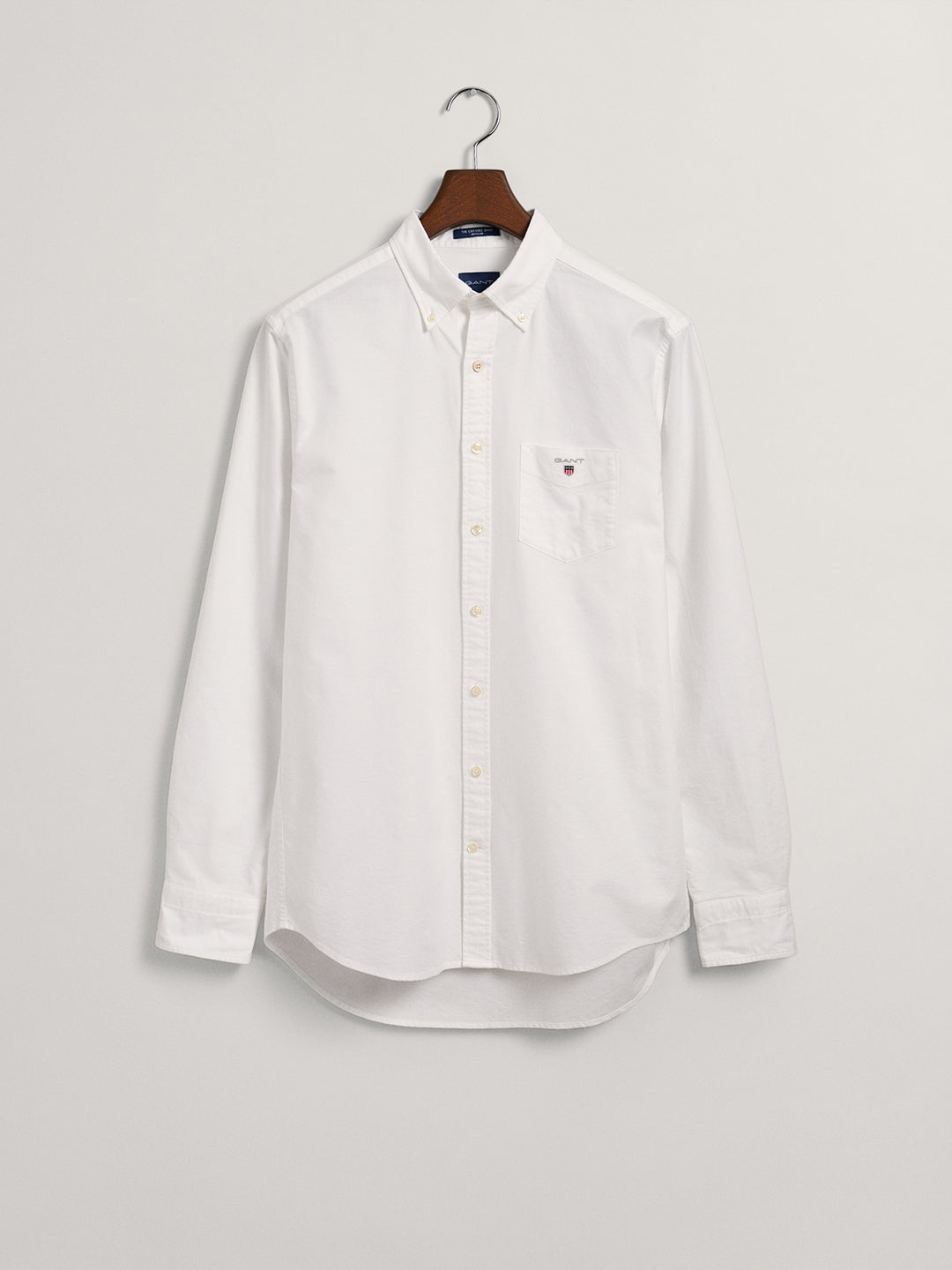 Shop Gant White Oxford Regular Fit Shirt GANT India