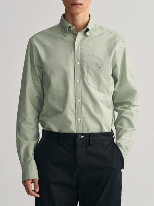 Gant Green Oxford Regular Fit Shirt