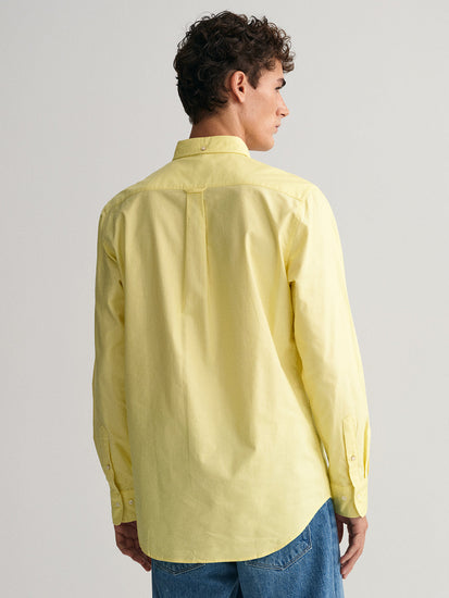 Gant Yellow Oxford Regular Fit Shirt