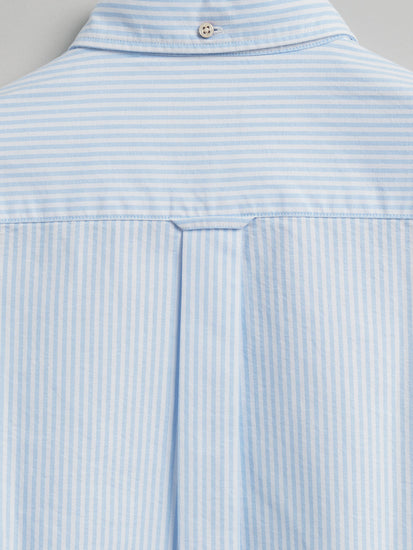 Gant Blue Oxford Striped Regular Fit Shirt