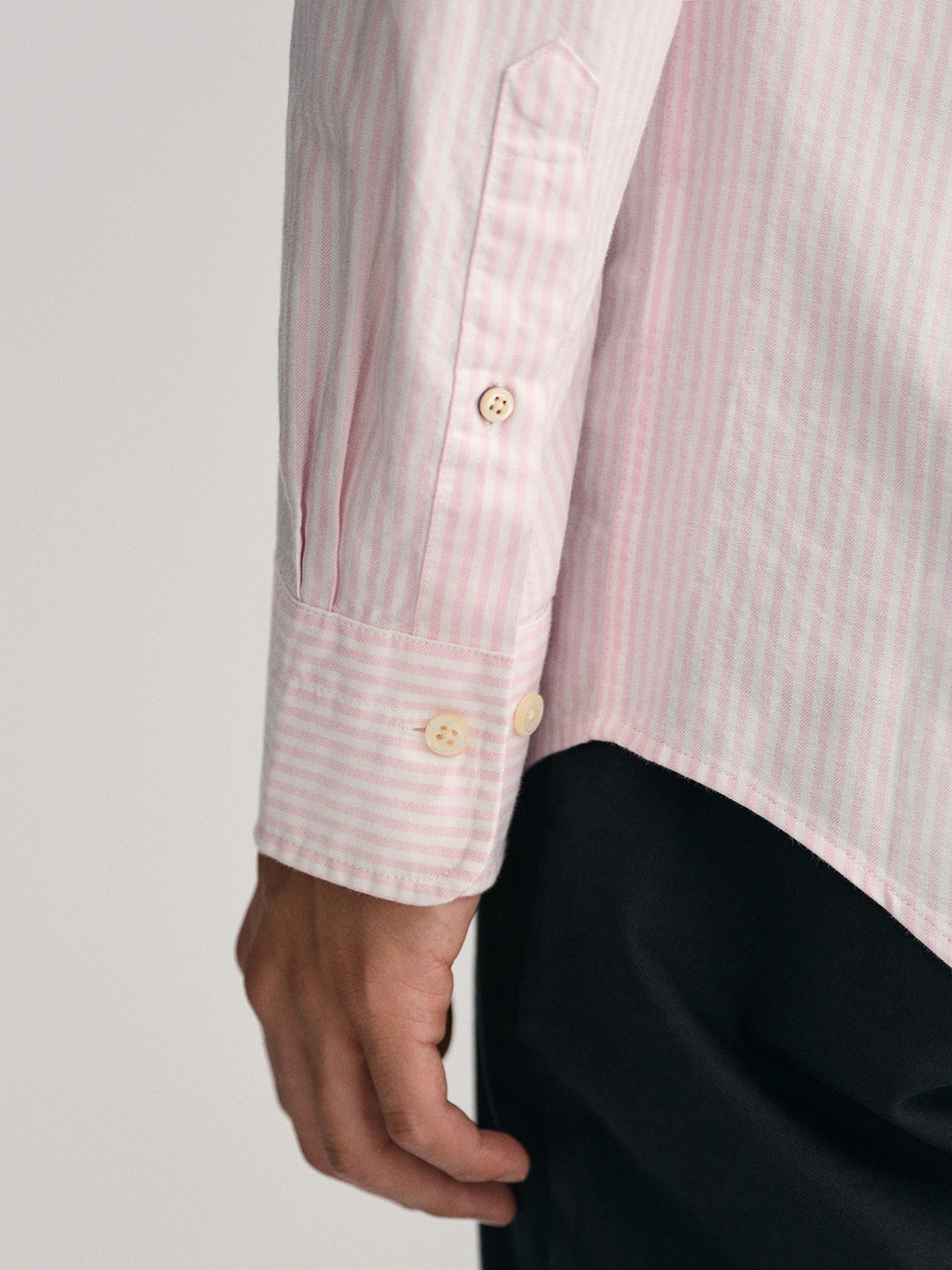 Gant Pink Oxford Striped Regular Fit Shirt