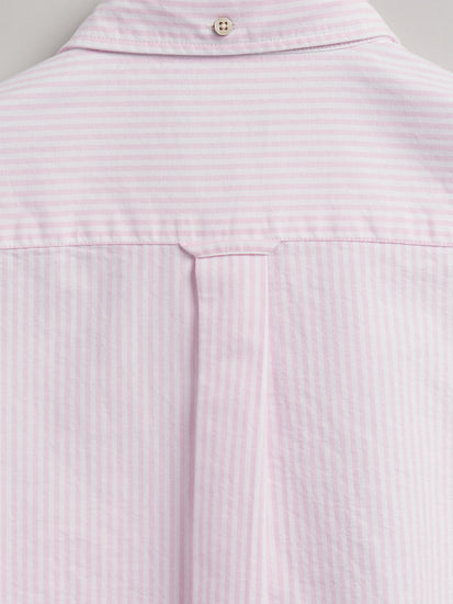 Gant Pink Oxford Striped Regular Fit Shirt