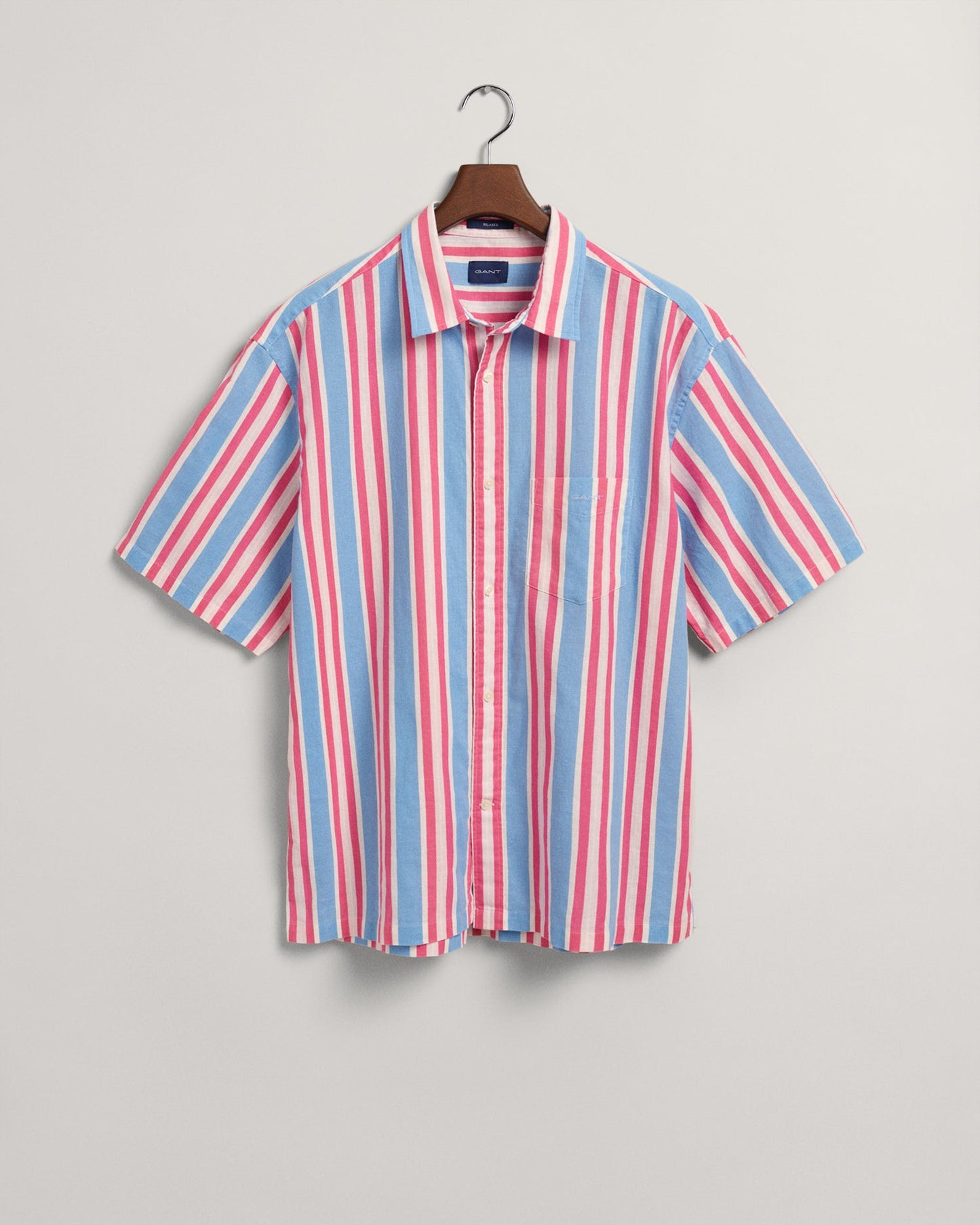 Gant Blue Striped Comfort Fit Shirt