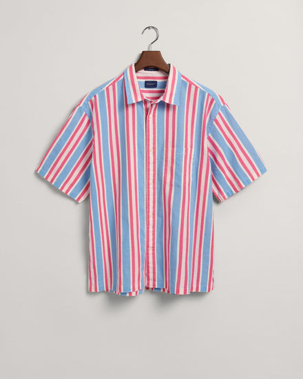 Gant Blue Striped Comfort Fit Shirt