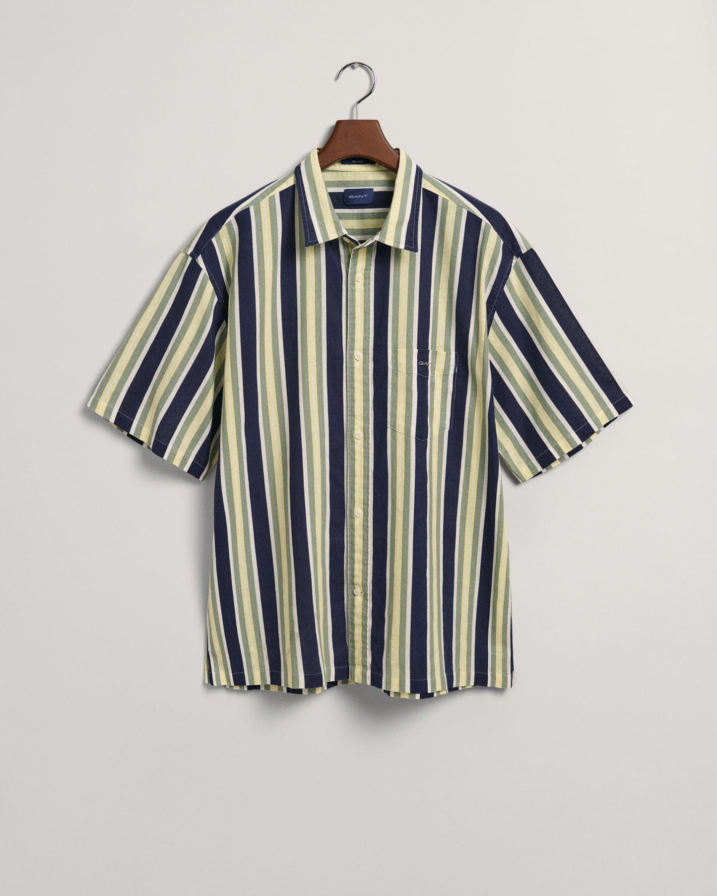 Gant Blue Striped Comfort Fit Shirt