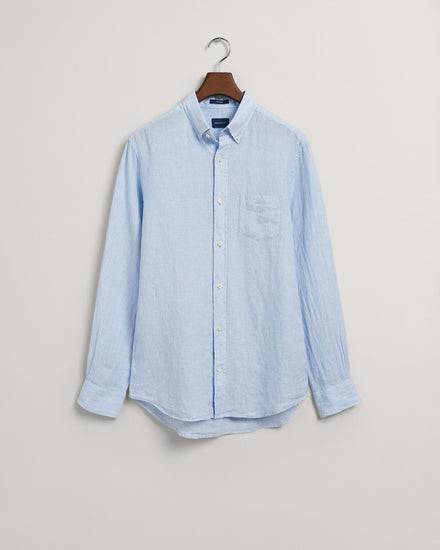 Gant Blue Striped Regular Fit Shirt