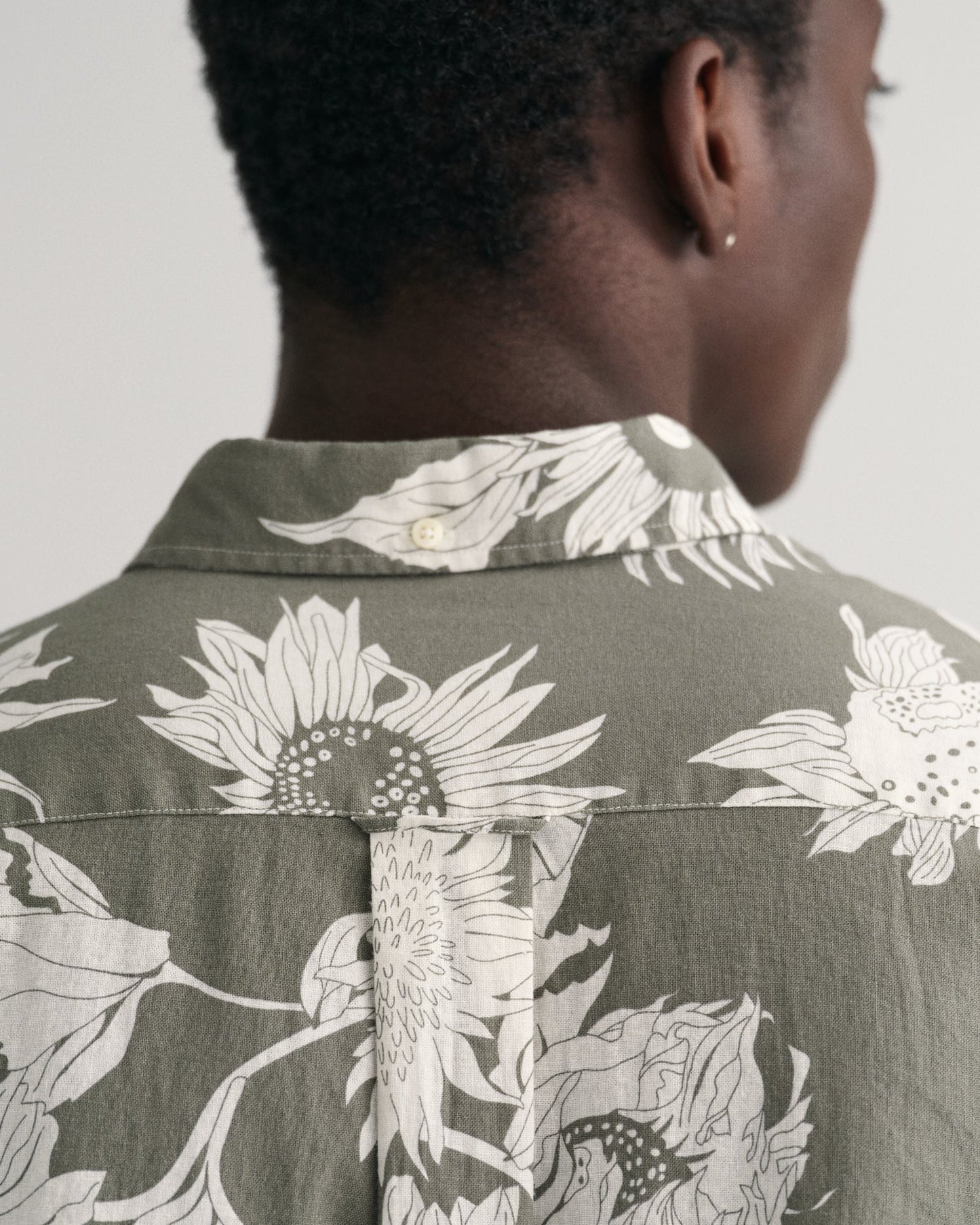 Gant Green Sunflower Print Regular Fit Shirt