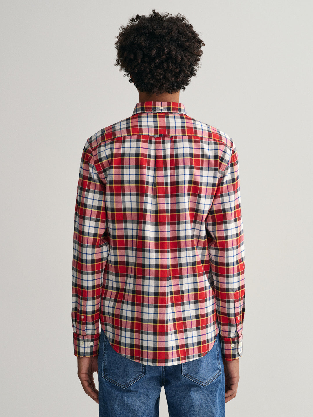 Gant Red Oxford Checked Regular Fit Shirt