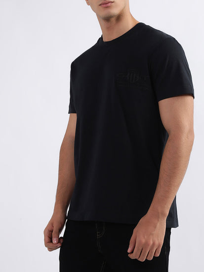 Gant Black Regular Fit T-Shirt