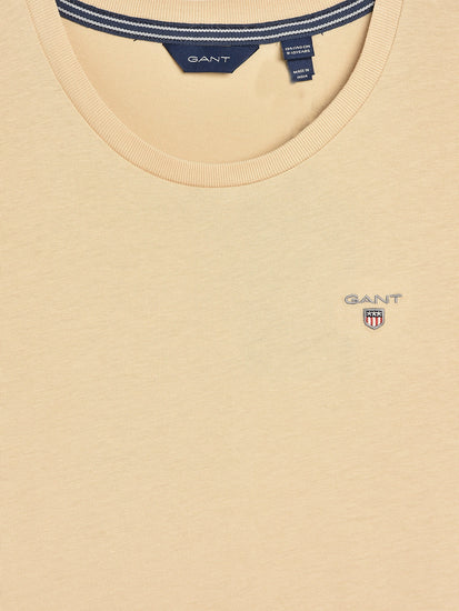 Gant Kids Beige Regular Fit T-Shirt