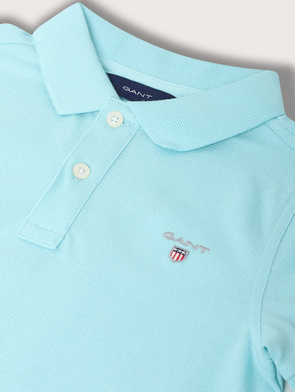 Gant Kids Blue Regular Fit Polo T-Shirt