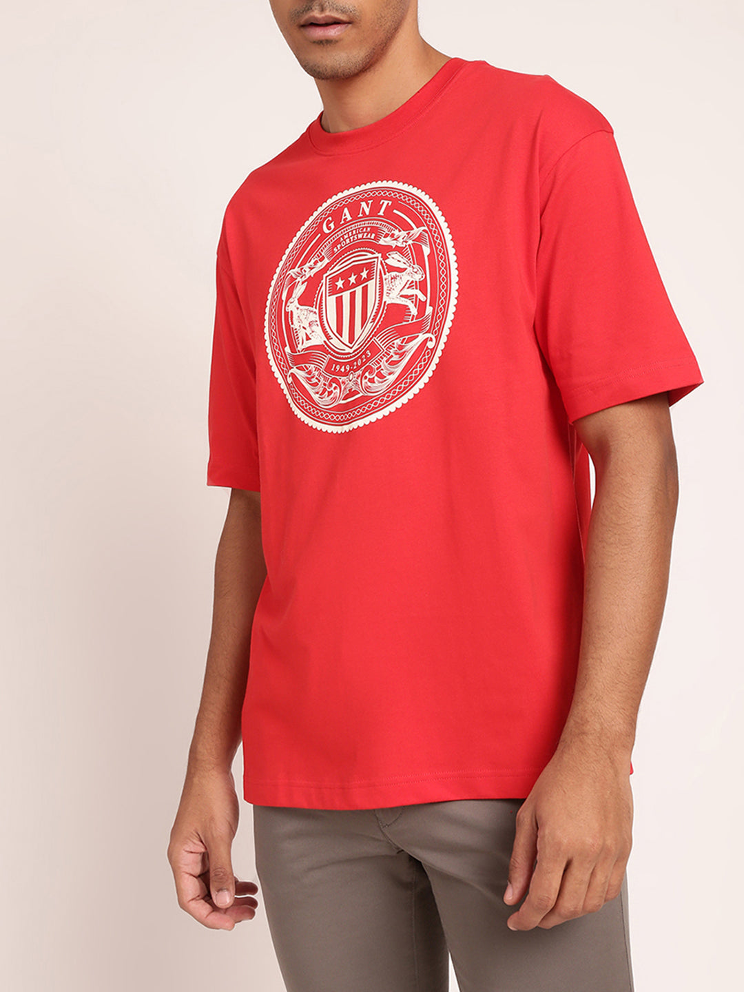 Gant Red Logo Regular Fit T-Shirt