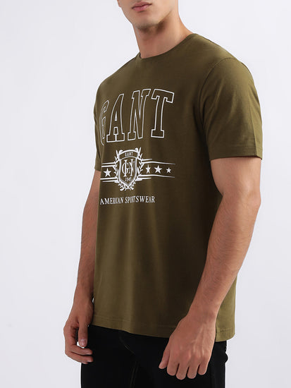 Gant Green Logo Regular Fit T-Shirt