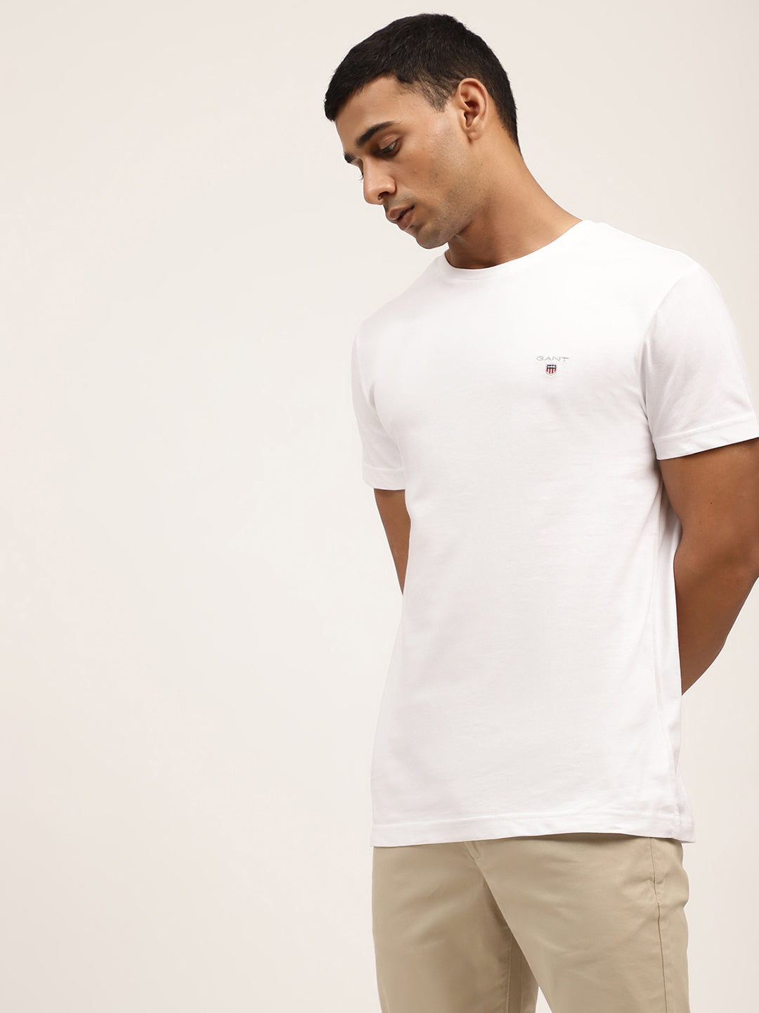 Gant White Regular Fit T-Shirt